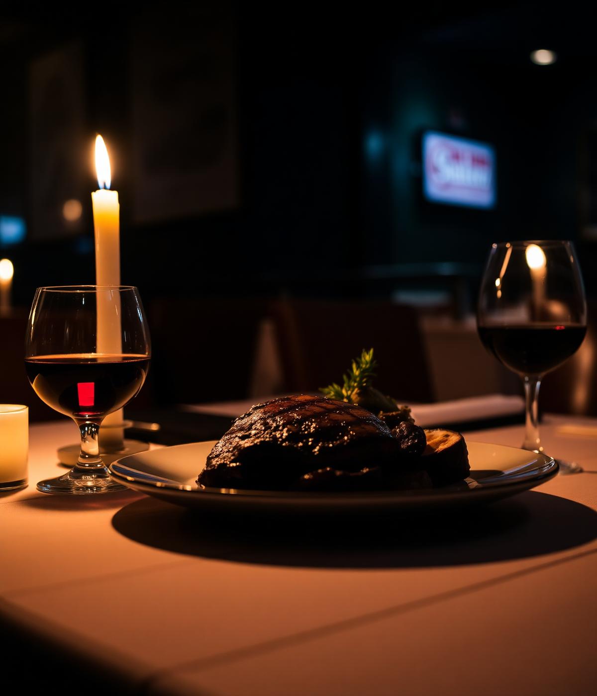 Sfeervol diner bij Amazone by Night